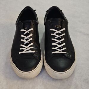 Givenchy Black Leather Sneakers